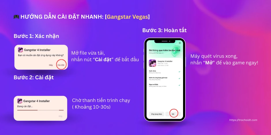 Hướng dẫn cài đặt game Gangstar vegas Mod